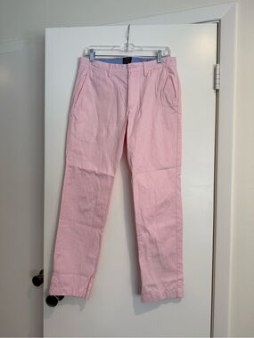 Men's J Crew Sutton Summerweight Pink Chino Pants